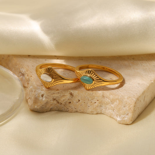 18K  Gold Opal Ring - Empowerment