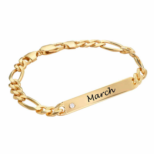 Customizable Bar Diamond bracelet (Gold, Silver ,or Rose Gold )